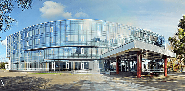панорамные фасады учебно-тренировочного центра Серпухов