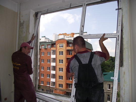 профессиональная установка пластиковых окон в доме Серпухов