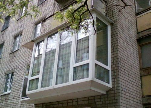 Полное остекление балкона от пола до потолка Серпухов