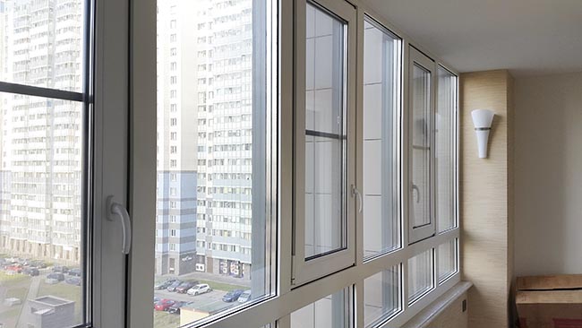 Металлопластиковое остекление балконов Серпухов