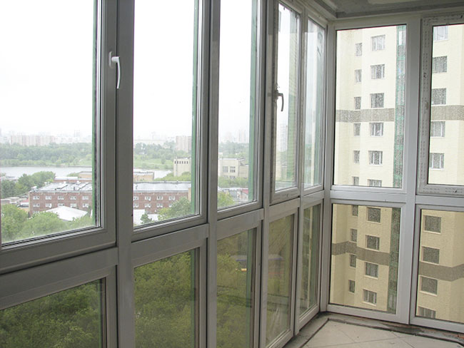 Остекление балкона в пол Серпухов