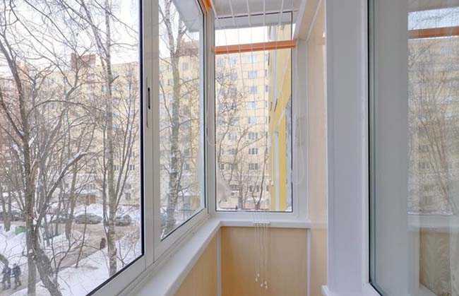 Зимнее остекление лоджии и балкона зимой Серпухов